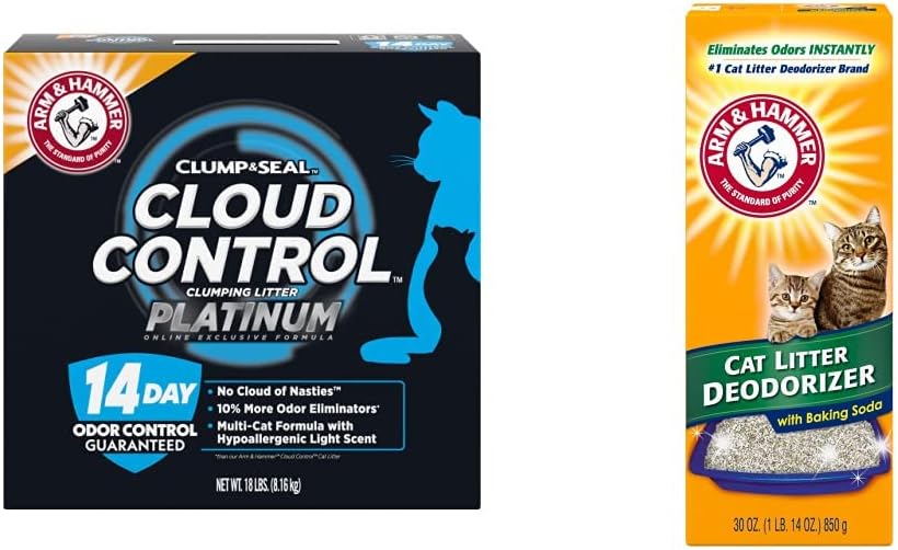 Arm & Hammer Cloud Control Platinum MultiCat Clumping Cat Litter with