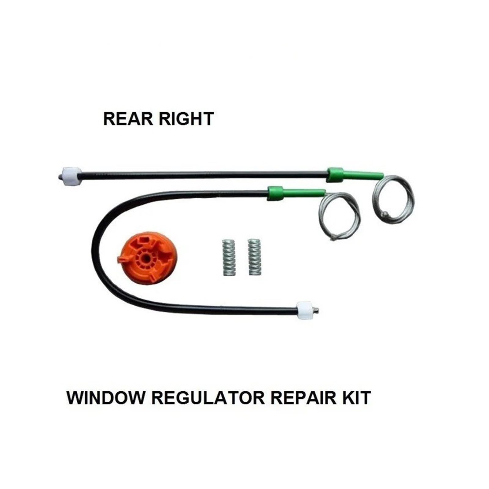 KIT DE REPARACIÓN DE ELEVALUNAS TRASERO DERECHO 2003-2008 PARA PEUGEOT 307 PARA CABRIOLET Elevalunas Eléctrico