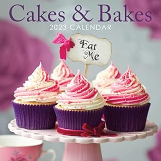 2023 Baking Square Hanging Wall Calendar - No Plastic - 12" x 12" Planner, Organiser, Home, Family, Cake, Bake, Food, Bake Off, Oven-bake, Cooking, Schedule, Agenda, Gift
