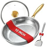 [ Non-Toxic Titanium Cooking ] Made for healthy everyday cooking, this titanium pan contains 0 chemical coatings (PFOA/PFAS free), no peeling layers, and no harmful fumes. It is the ultimate biocompatible solution that preserves original food nutrien...