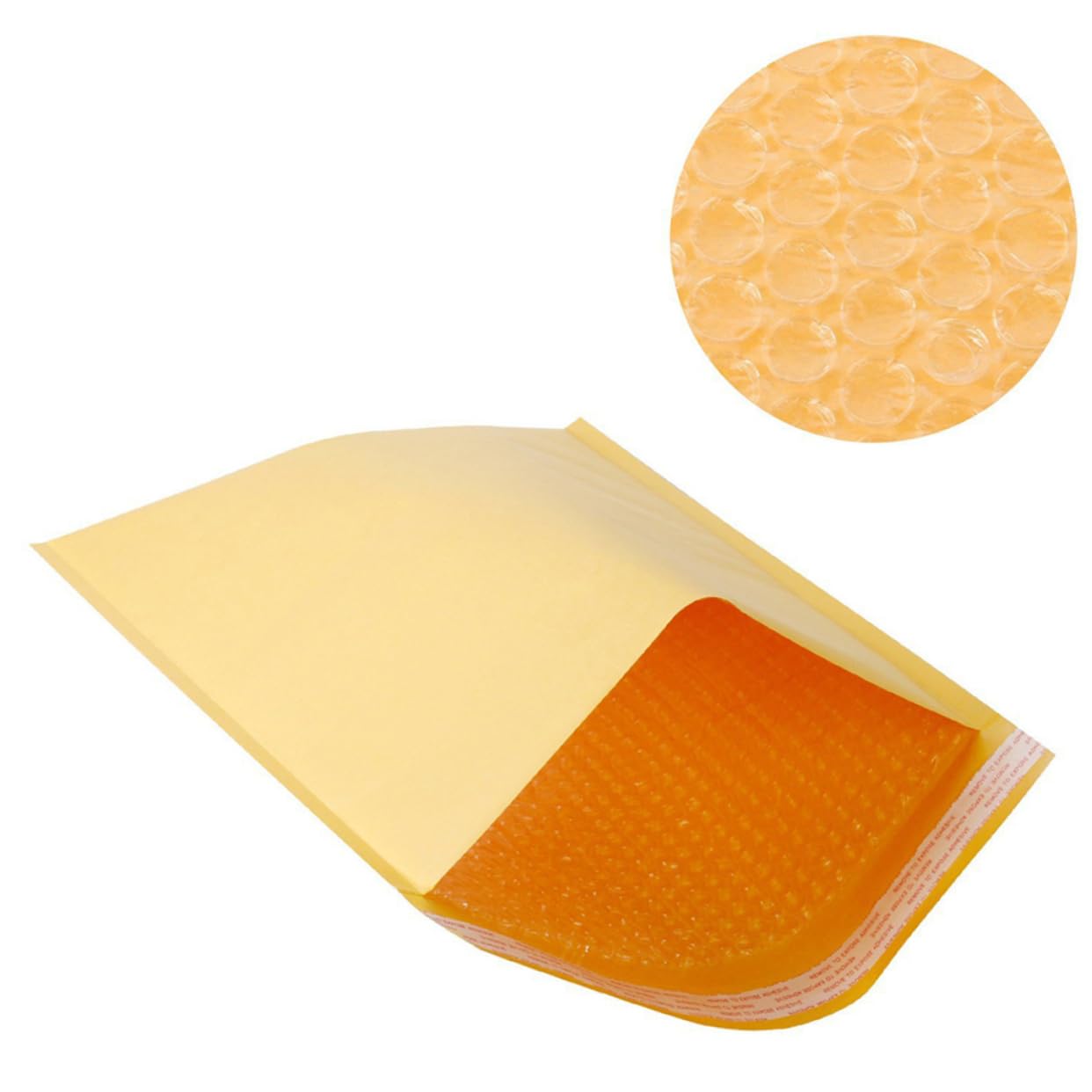 Angoily Buste da Spedizione in Carta Kraft Film Bolla 50pezzi, Sacchetti Impermeabili Autoadesivi per Pacchi, Bubble Envelope per Spedizioni