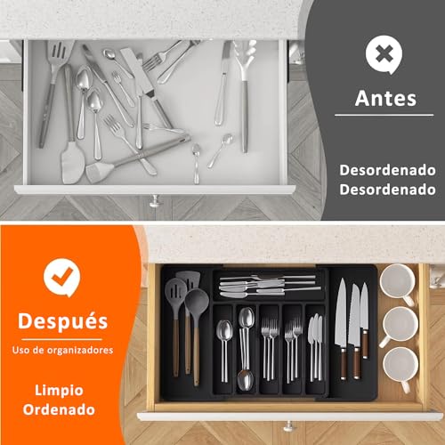 La Mejor review de Organizador de cubiertos los más solicitados. 3 La Mejor review de Organizador de cubiertos los más solicitados. 3