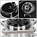 DNA MOTORING OEM-WHA-0099 Rear Wheel Bearing Hub Assembly w/Speed Sensor Compatible with 2010-2015 Prius / 2014-2015 Prius Plug-In
