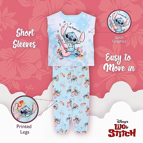 Disney girls 2-piece Loose-fit Pajama Set, Princess Pajamas, Soft & Cute for Kids4
