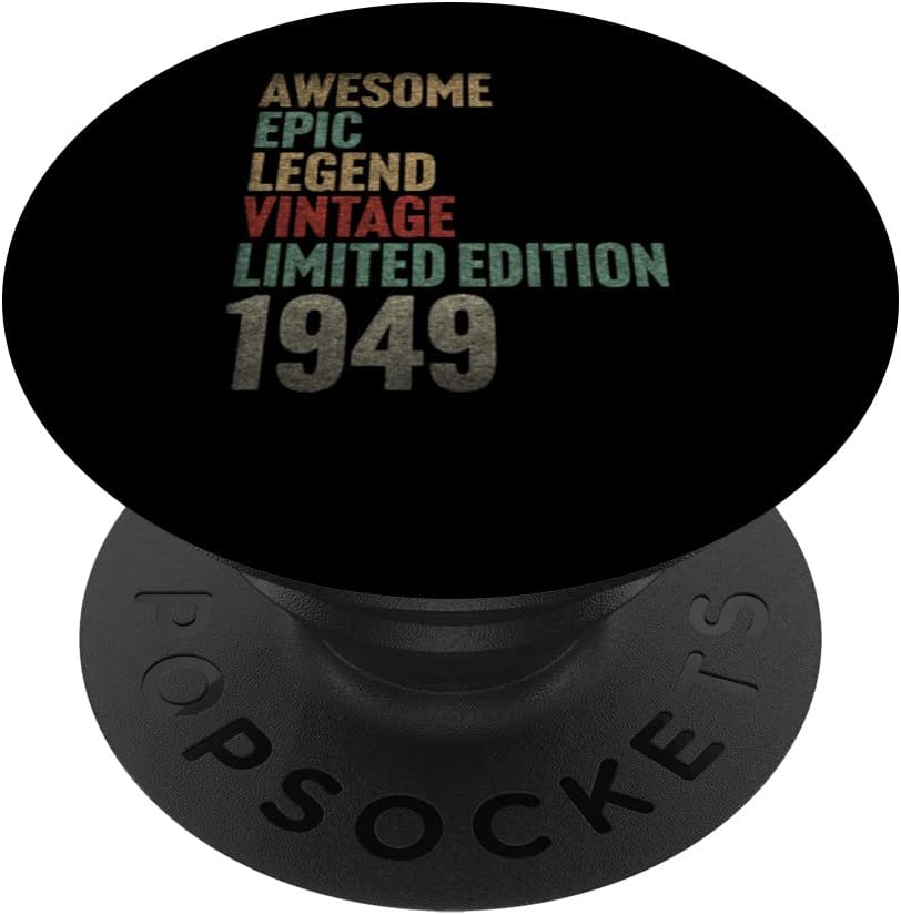 Est 1949 Limited Edition 74th Birthday Gifts 74 Year Old PopSockets Swappable PopGrip
