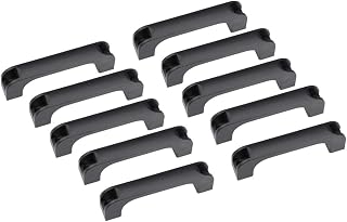 uxcell Plastic Pull Handles 120mm Hole Centers Luggage Mechanical Equipment 10Pcs