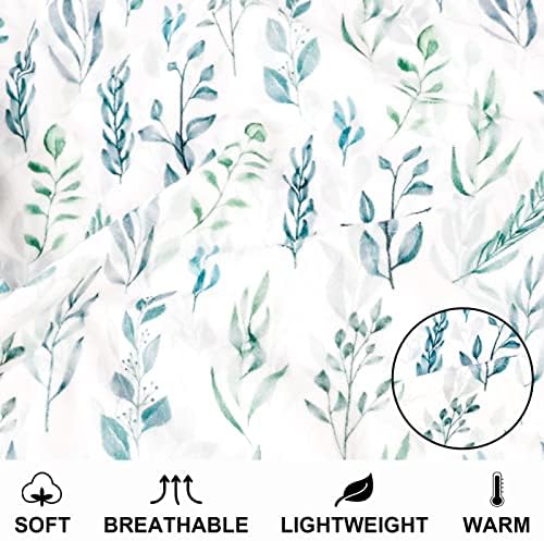 Baby Blanket Green Leaf, Soft Minky Warm Baby Blanket for Girl and Boy, Toddler Baby Newborn Plush Dot Security Blanket for Nursery Stroller Infant Crib Blanket Unisex (40×30 in)
