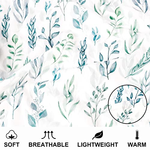Baby Blanket Green Leaf, Soft Minky Warm Baby Blanket For Girl And Boy, Toddler Baby Newborn Plush Dot Security Blanket For Nursery Stroller Infant Crib Blanket Unisex (40×30 In) #TOP1
