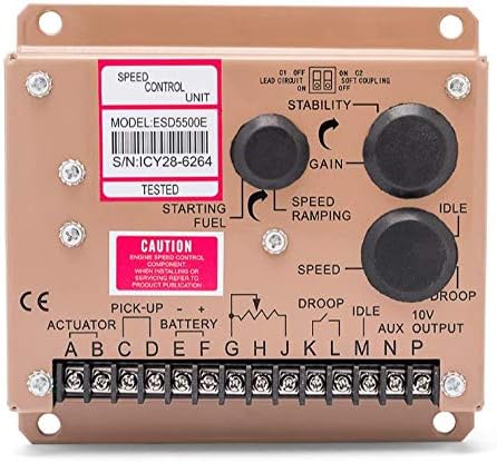 Electronic Engine Speed Controller Governor Esd5500e Generator Genset Parts - Remote Control -