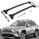 Coche Baca portaequipajes Aluminio para To-yota RAV4 2019-2023, Barra De Techo Transversal Cross Bar Carga Transporte Turismo Accesorios