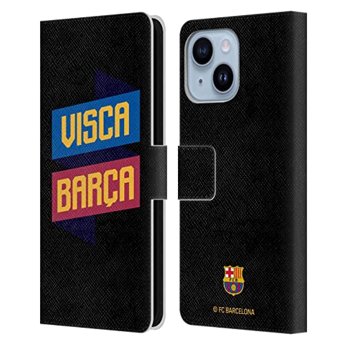 Étui portefeuille iPhone 14 Plus FC Barcelone idéal pour supporter votre équipe au stade