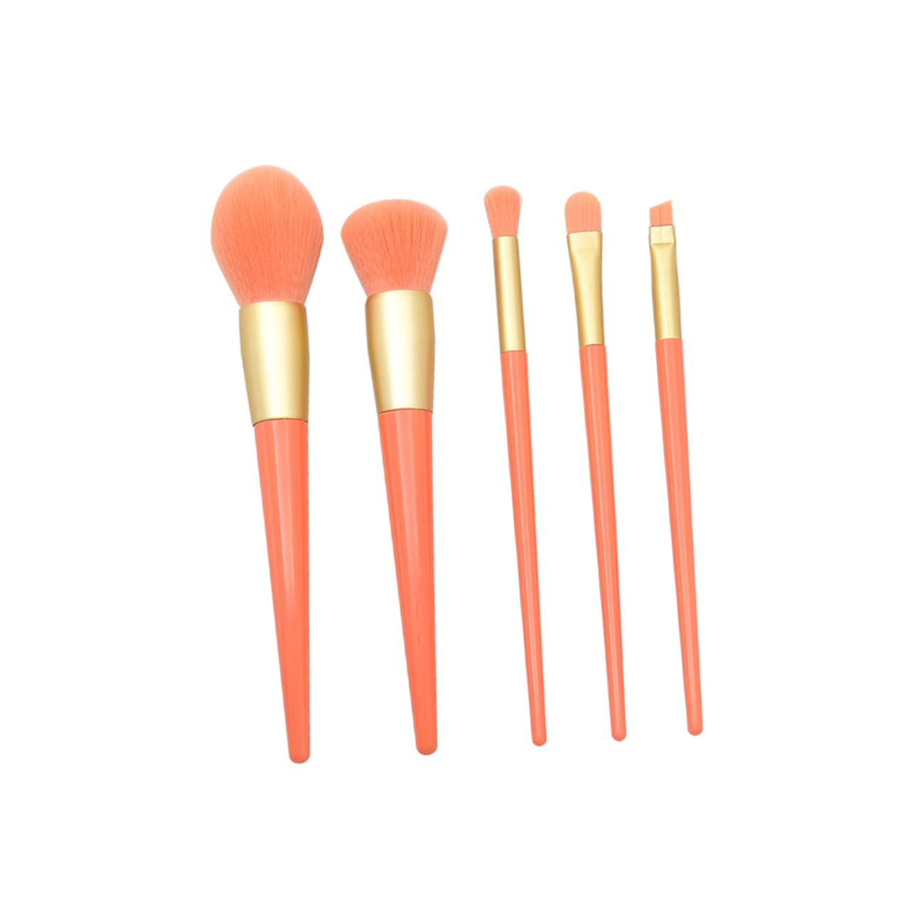 POPETPOP 15stücke Teiliges Tragbares Kosmetik-set Mit Professionellen Make-up-pinseln Zylinderförmige Kunststoffgriffe Für Foundation Blush Und Puder Für Damen Und Make-up-künstler