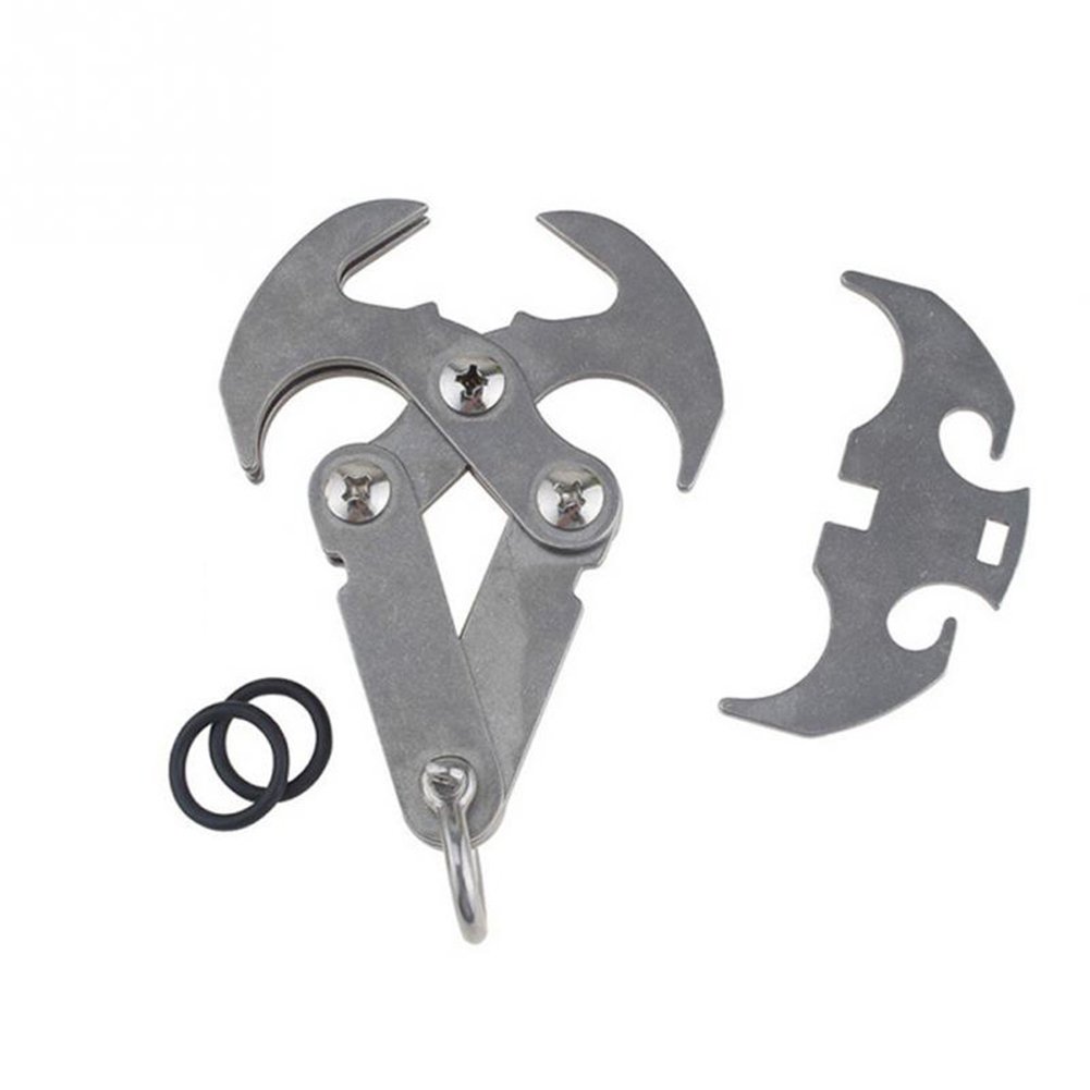 Grappling, Gancio Con Corda, Artiglio Di Sopravvivenza In Acciaio Inox Con Corda Da Arrampicata Multifunzione Per Arrampicata All'aperto, Gancio