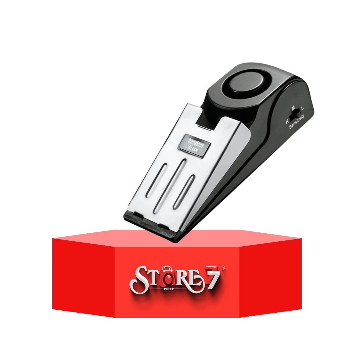 STORE77® Door Stop Alarm, Door Stopper with 120dB Security Alarm Home Expert Door Stoppers Safety Security Door Wedge Great for Traveling, Hotel, Apartment and Home (Battery Not Included) (B0BVHL9HSB) Amazon Price History, Amazon Price Tracker