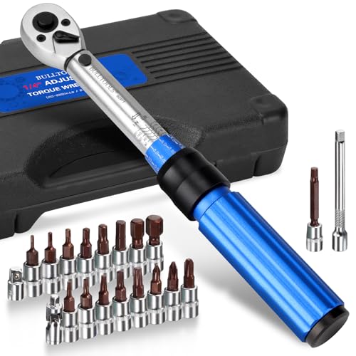 BULLTOOLS 1/4 Inch Drive Click Torque Wrench