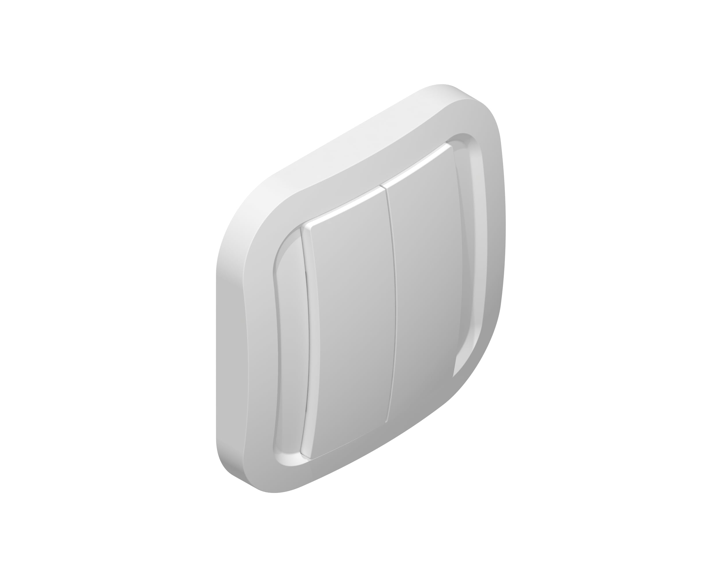 NodOn - EnOcean Interrupteur Sans Fil Sans Pile Mural - Installation Rapide, Sans Travaux, Discret, Plusieurs Versions Disponibles - Interrupteur Connecté Compatible avec Jeedom, eedomus, MyUbiwizz