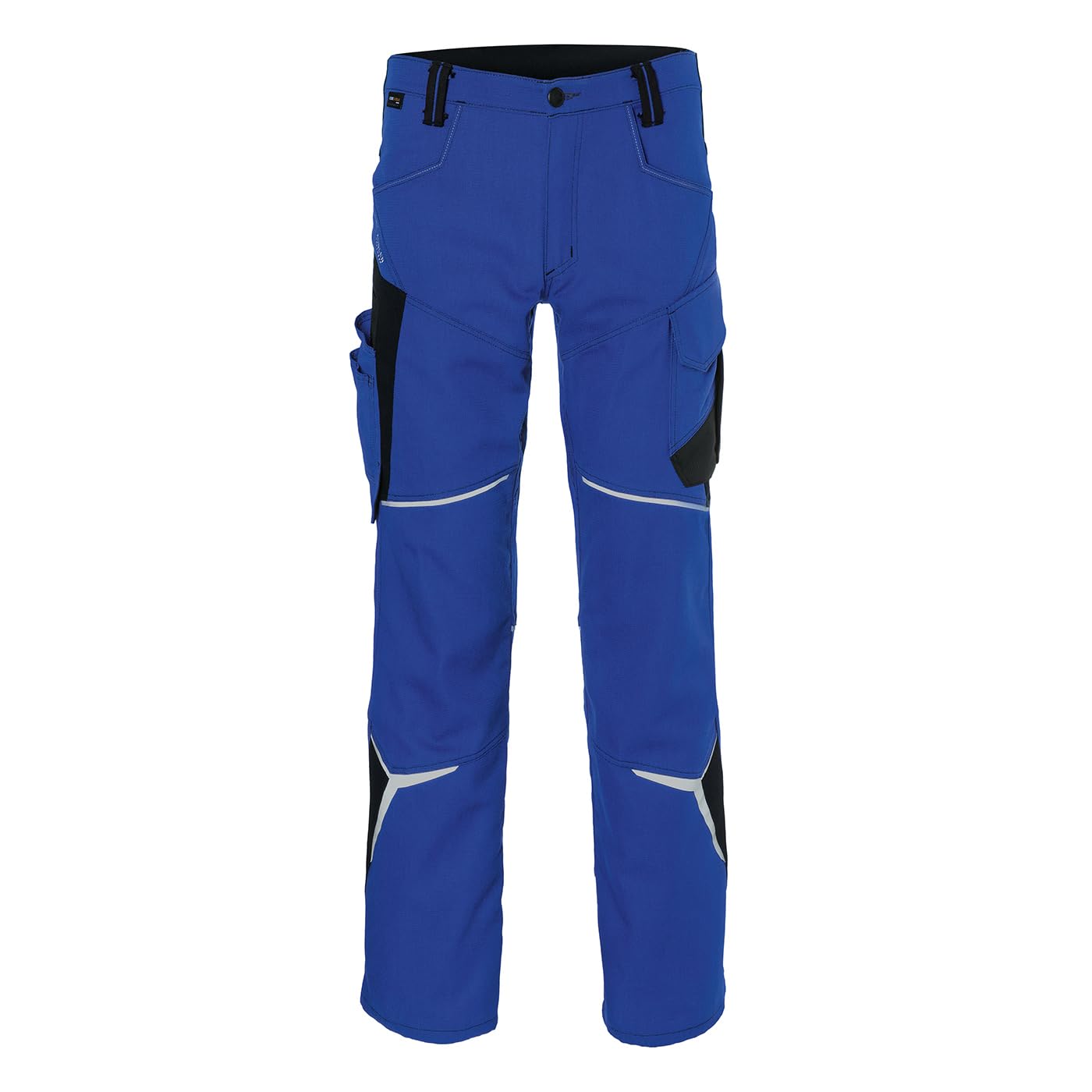 KÜBLER BODYFORCE Arbeitshose 2225 – Stretch-Arbeitshose mit Cordura-Kniepolstertaschen, Werkzeugtaschen & Reflex-Elementen