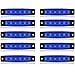Price comparison product image VIGORFLYRUN PARTS LTD 10x 6 LED 3.8" Side Marker Clearance Light Blue Trailer Lights, for 12V Truck Bus Boat Cab RV Lorrieds SUV External Lights