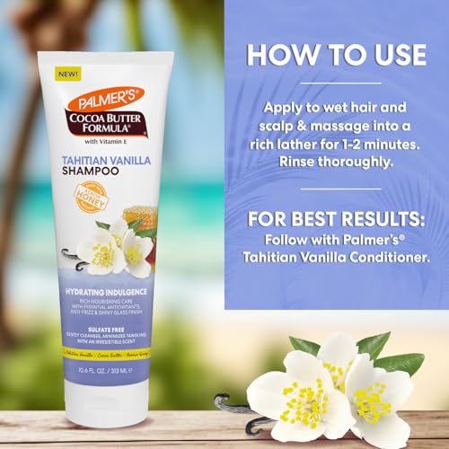 Palmer's Tahitian Vanilla Hydrating Hair Shampoo (10.6 Fl Oz) - image 5