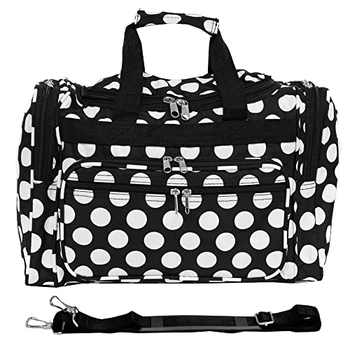 Image of World Traveler 81T16-635 Duffle Bag, One Size, Black White Dot II