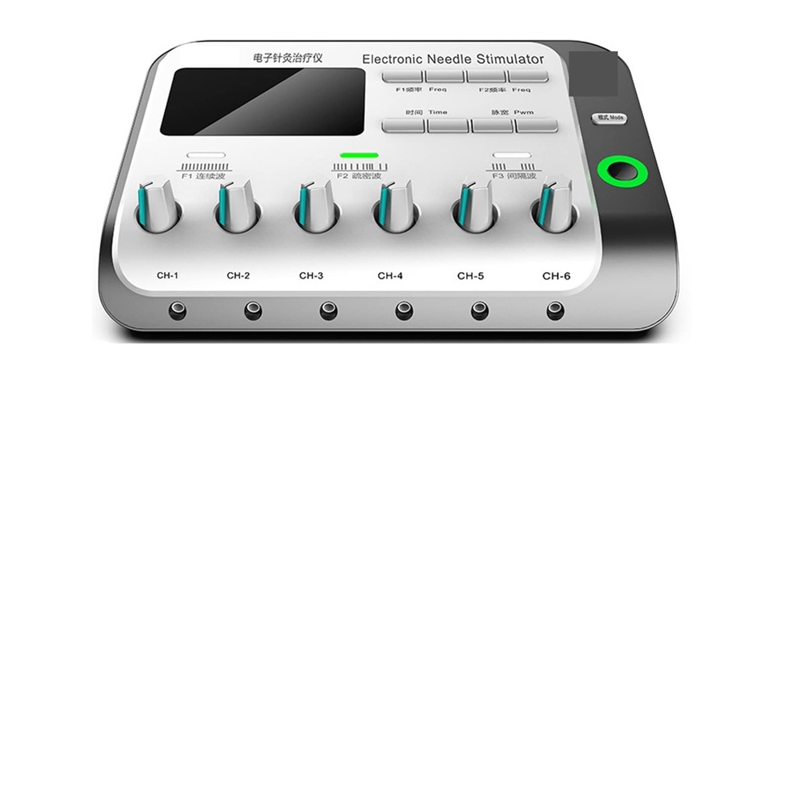 Masajeador corporal Disgistal de 6 canales de salida for el cuidado de la salud, Estimulador muscular eléctrico, masaje de parche de electroacupuntura relajante Fácil de usar para principiantes y prof