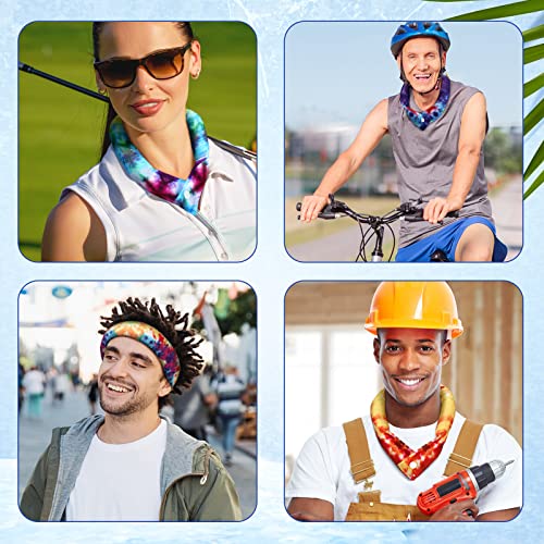 Image of Xuhal 6 Pcs Cooling Neck Wraps Cooling Bandana