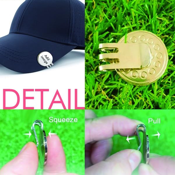 Marqueur de balle de golf aimanté émail accessoire green pingouin - 3