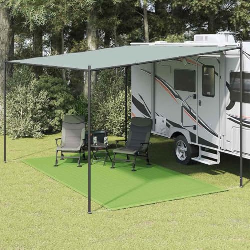 Lumanois Alfombra para Tienda de campaña HDPE Verde Claro 250x350 cm,Deportes,Actividades al Aire Libre,Camping y Senderismo,Accesorios para Tiendas de campaña,1.68kg-4002274