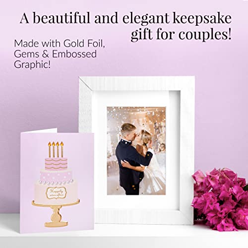 Beautiful Wedding Card For Couple | For Bride & Groom | Marriage Card For Couple | Wedding Day Newly Weds Congrats Gift | Congratulations Engagement Card | Premium Quality With Envelope And Seal #TOP3