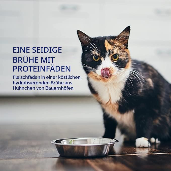 INABA Ciao Broth Katzenfutter Nass 88% Feuchtigkeit und Vitamin E, Premium Katzensuppe mit Huhn & Thunfisch 40 g (2er Pack)… – Ansicht 3