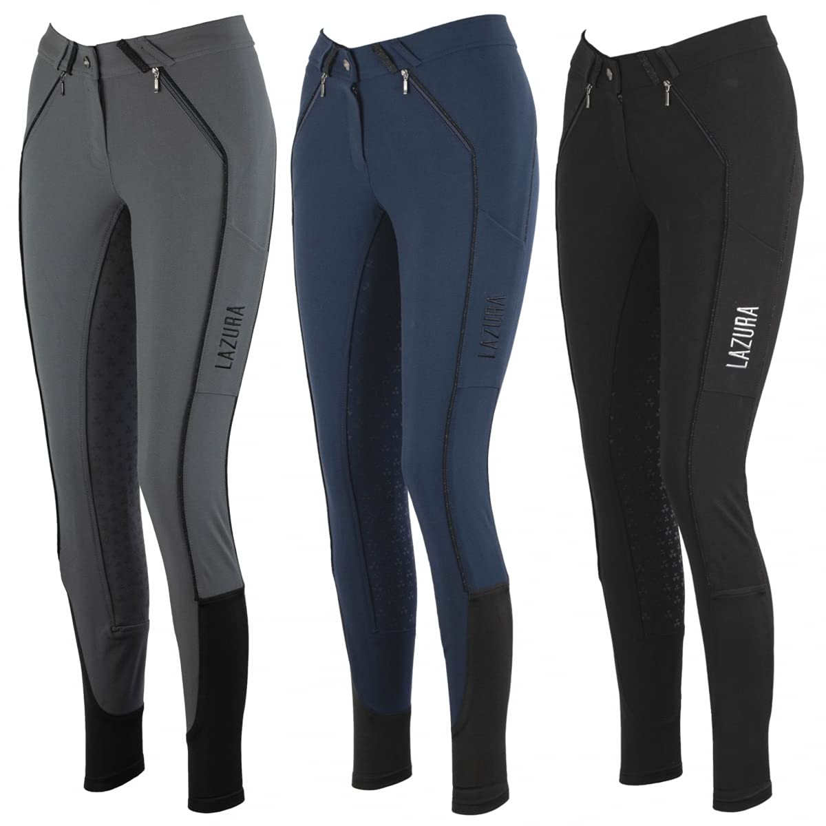 Lazura Damen Reithose Silikon Vollbesatz Fiona