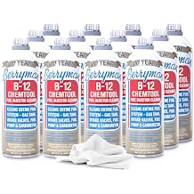 Berryman B-12 Chemtool 0116 12 Pack - Fuel Injector Cleaner, 15oz Towel | Carburetor & Fuel System Cleaner Additive for Cars, Trucks, Vehicles
