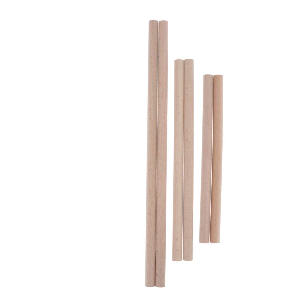 Bâton en bois rond robuste pour réparer des meubles et assembler vos cadres