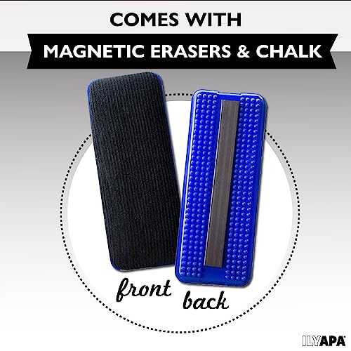 image for Ilyapa Rustic Double Sided Swinging Chalkboard Sidewalk Sign 21 x 32 i