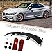 JAPDAMP Universal Rear Spoiler for Car, 54 Inch PRO Style Lightweight Rear Trunk Spoiler ABS Racing Trunk Wing Spoiler JDM Style Glossy Black