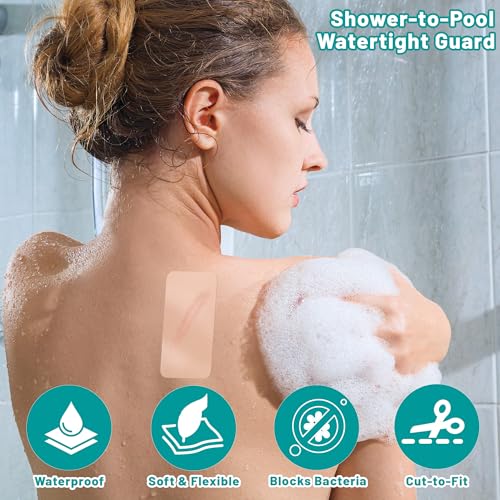 Hydrokolloid Pflaster Rolle, 5cm x 180cm Hydrokolloid Pflaster – Stark Saugfähig, Selbstklebend, Flexibel & Wasserdichter Hydrocolloid Roll, Haushaltsgrundlage