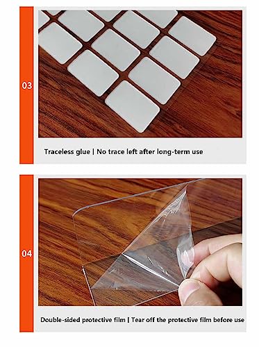 Coussin de protection transparent pour canapé et lit anti-objet sous meuble 8cm - 4