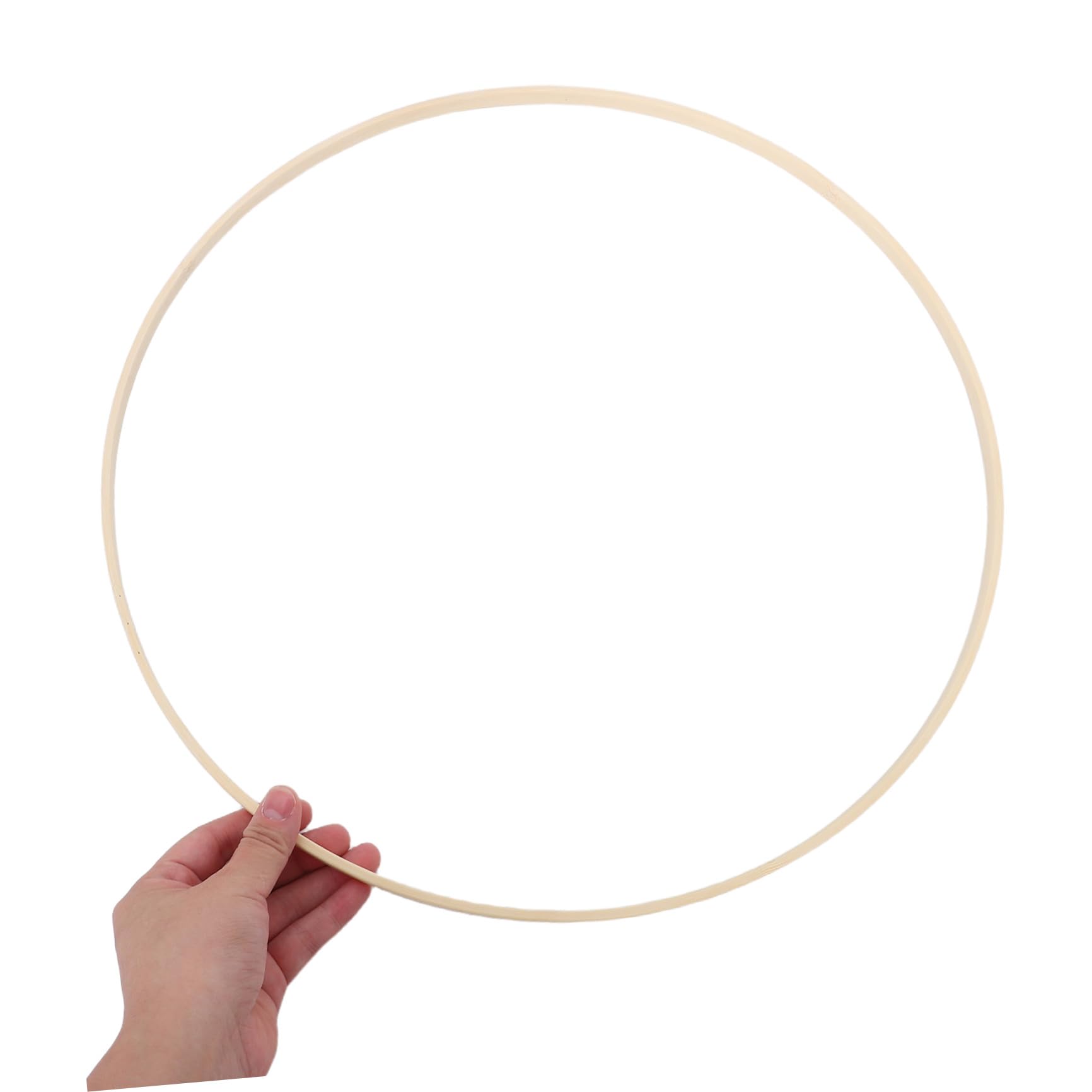 Anelli in Bambù per Ghirlande Floreali 10 Pezzi, 40 Cm, Design Leggero e Resistente, per Decorazioni Campestri e Fai da Te a Casa