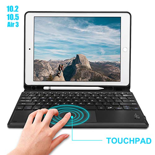 Touchpad Keyboard Case for iPad 10.2 7th Gen Keyboard Case 2019/iPad Air 3/iPad