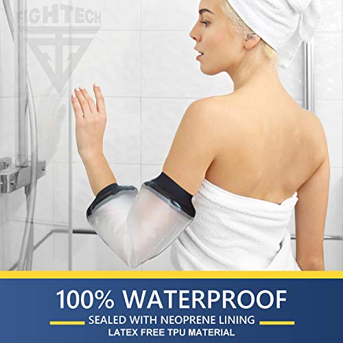 FIGHTECH PICC Line Shower Cover | Reusable Waterproof Bandage Protector | Sleeve Bag for Cast, Wound, Bandage Dressing Protection (Weight: 170-250 pounds)