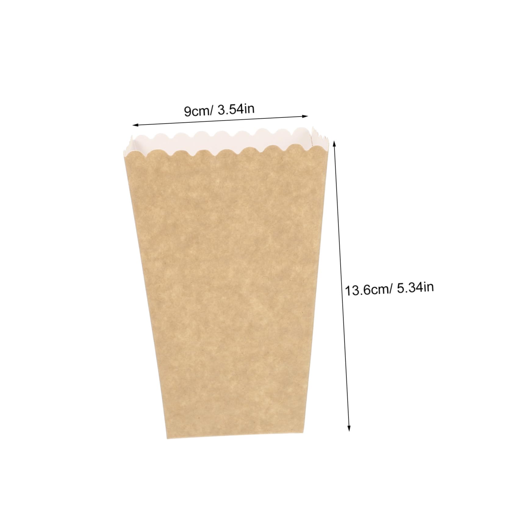 Vaguelly 50pcs Solid Paper Popcorn Boxes for Party Supplies Candy Cartons for Weddings Showers Birthday Celebrations Cardboard Material Movie Theater Style Design