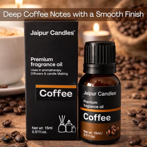 Image of Fragrance Oil | 15 ml | Aroma Oil for Home Fragrance | Best for Aromatherapy | Use in Diffusers, Candles, Air Fresheners (15ML, Coffee)
