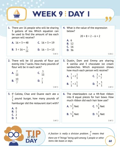 5th Grade Common Core Math: Daily Practice Workbook - Part I: Multiple Choice | 1000+ Practice Questions and Video Explanations | Argo Brothers (Next Generation Learning Standards Aligned (NGSS)) - Image 10