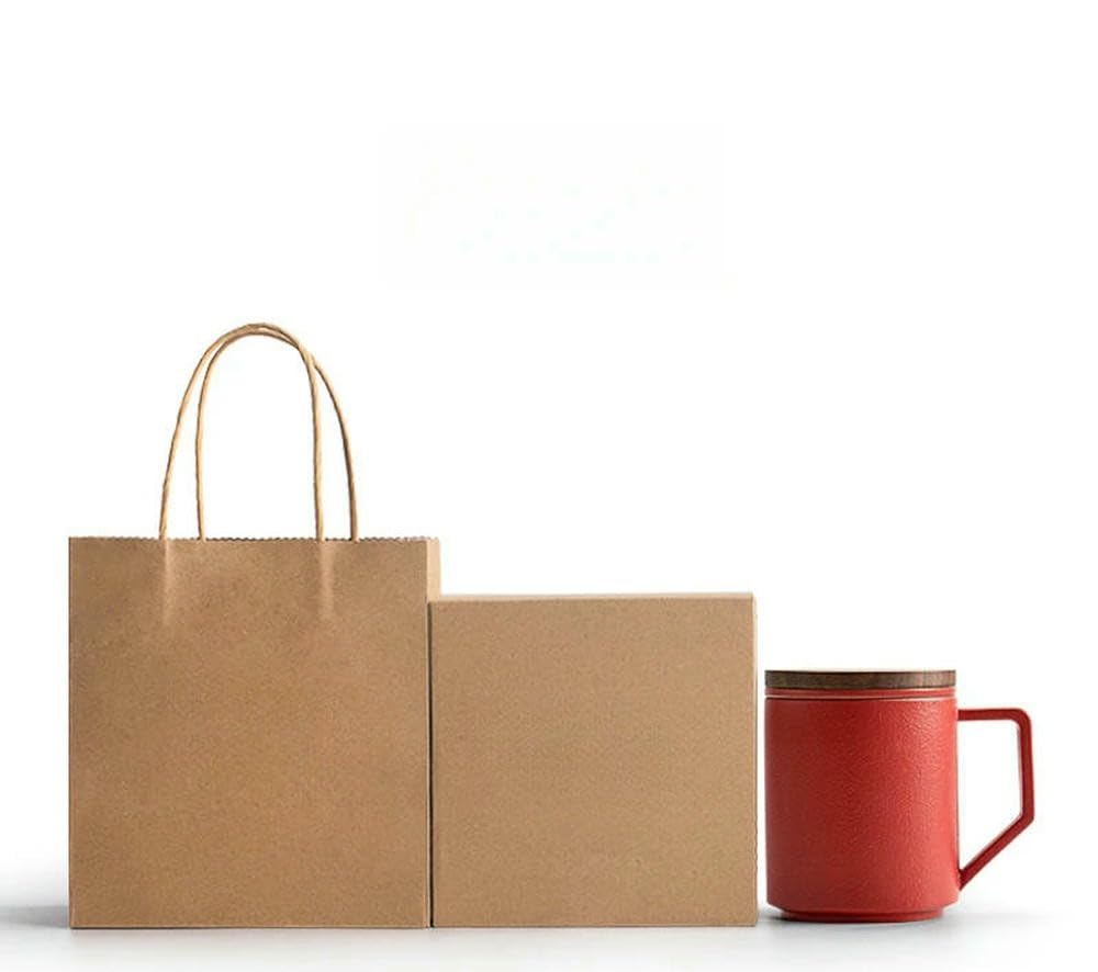 Tasse à thé en céramique avec Couvercle et Filtre pour Femme et Homme