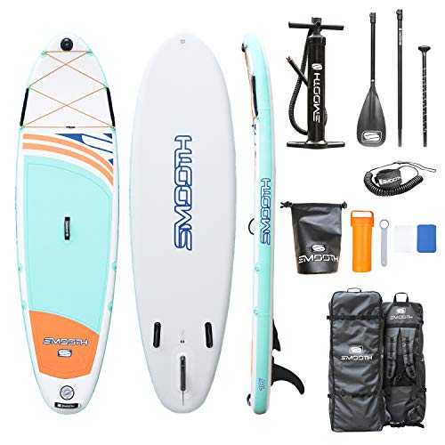 Smooth SUP Inflatable Stand Up Paddleboard, Lightweight Touring SUP, 10\'0\", Sunset