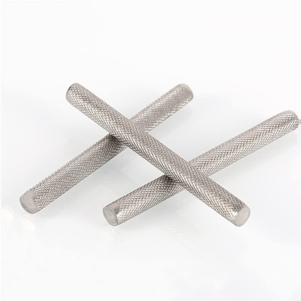 2 Stück 304 Edelstahl-Mesh-Stange, rostfrei und langlebig, für Maschinen usw. Durchmesser 16 mm, Länge 500 mm.