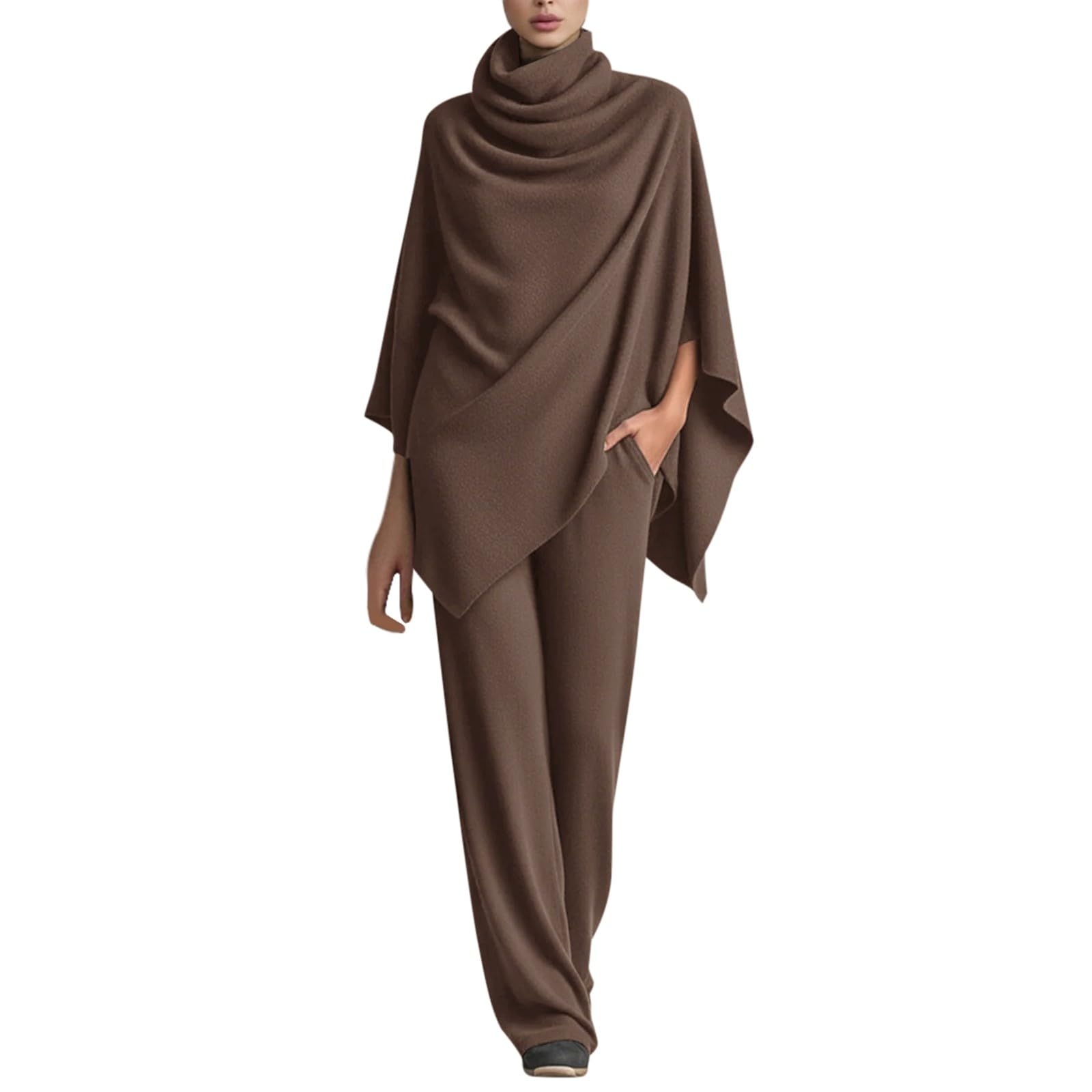 Jogginganzug Damen Yoga Leggings Oberteil Plus Lange Hose Hausanzüge Für