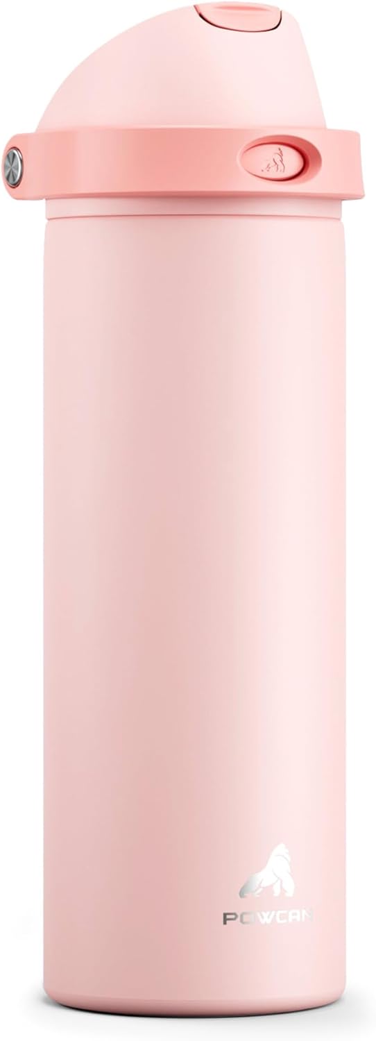 24 oz Insulated Water Bottle for Sports: 2-in-1 Lid with Push-Button Spout & Quick-Flip Straw, Leakproof, Car Cupholder Friendly, Stainless Steel for Gym, School, Travel, Camping (Cotton Candy) 24 oz Insulated Water Bottle for Sports: 2-in-1 Lid with Push-Button Spout & Quick-Flip Straw, Leakproof, Car Cupholder Friendly, Stainless Steel for Gym, School, Travel, Camping (Cotton Candy)
