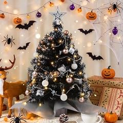 Juegoal Black Mini Christmas Tree