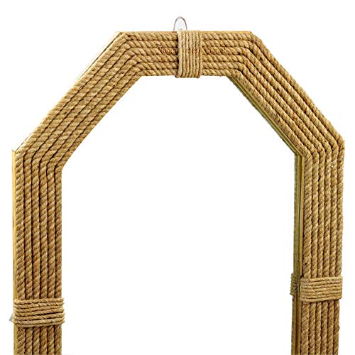 Nagina International Large Nautical Jute Mirror for Bathroom | Nautical Roped Wall Mirror Home Decor - Image 5